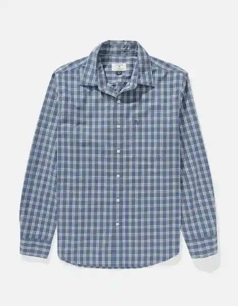 Camisa Hombre Azul Talla: SMALL 2722453 American Eagle