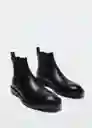 Botin Monovar Negro Talla 39 Hombre Mango