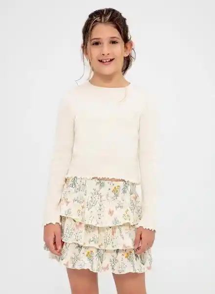 Gef Falda Telas Varias Infantil Blanco Estampado 4 652495