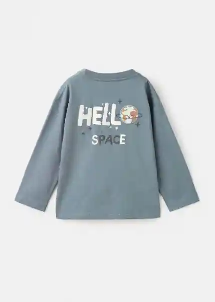 Camiseta Space Agua Talla 71 Niños Mango