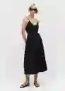 Vestido Fortuny5 Negro Talla 24 Mujer Mango