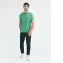 Camiseta Muscle Hombre Verde Medio Talla XS Chevignon