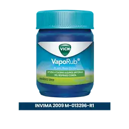 Vick VapoRub Ungüento Ayuda a calmar algunos síntomas del resfriado común con mentol eucalipto y alcanfor Tarro con 100g