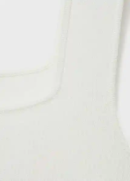 Top Pepi Offwhite Talla M Mujer Mango