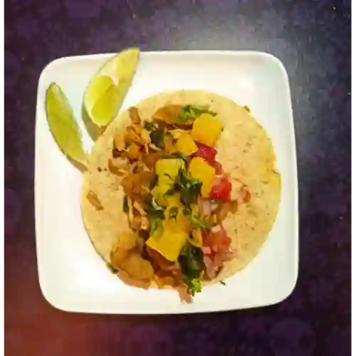 Taco Al Pastor + Chicharrón