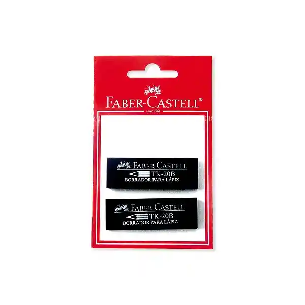 Faber Castell Borrador Negro