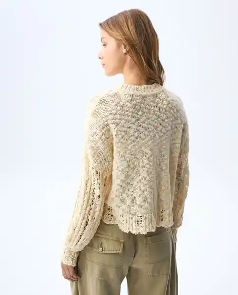 Buso Mujer Crudo Talla M 681G003_CRU110606 Americanino