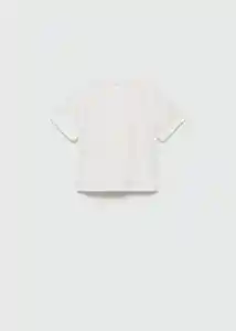 Camiseta Pina Off White Talla 97 Niñas Mango