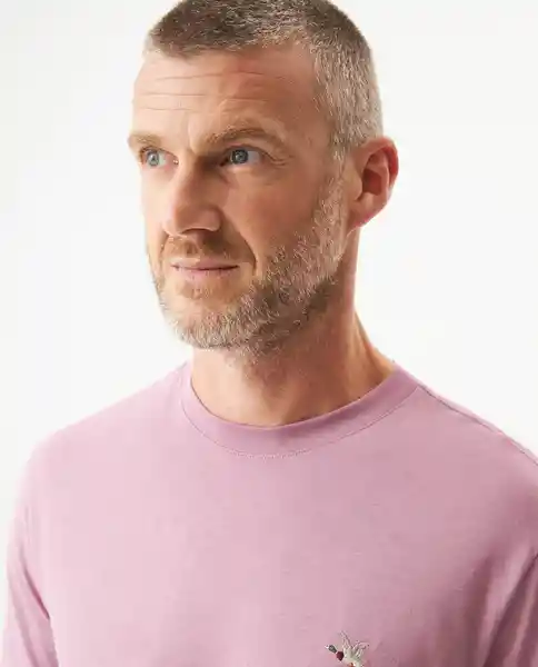 Camiseta Básica Cuello U Masculino Morado M 171610 Chevignon