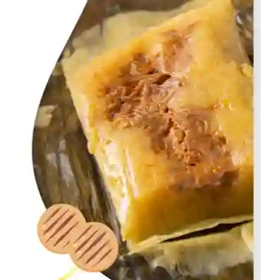 Tamal de Pierna y Tocino