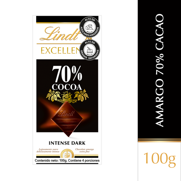 Lindt Chocolate Amargo 70% 100 g