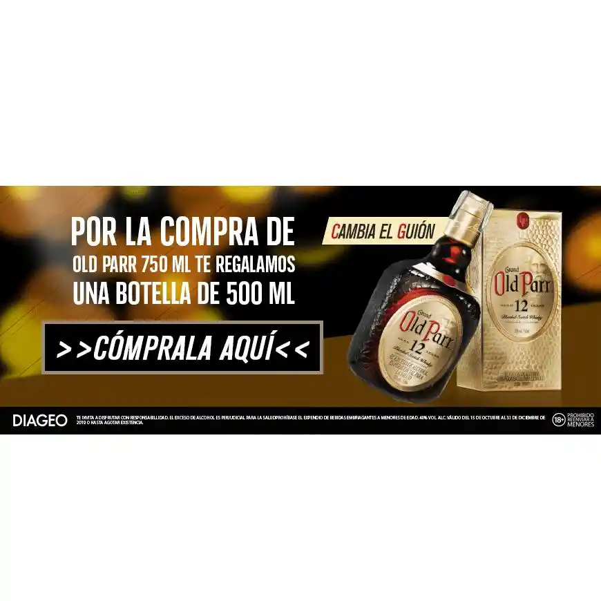 Old Parr Whisky 12 Años