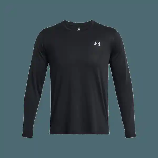 Under Armour Camiseta Streaker Long Sleeve Hombre Negro SM