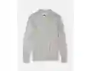 Suéter Tejido Para Hombre Gris Talla Large American Eagle