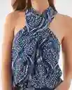Camisa Azul Medianoche Ultraoscuro Talla L 619F057 Esprit