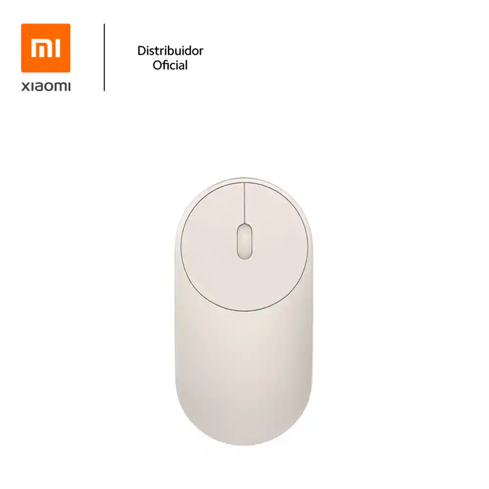 Xiaomi Mouse Inalámbrico Mi Portable Gold