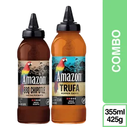 Combo Amazon Salsa Picante Bbq Chipotle + Picante Trufa