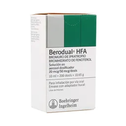 Berodual Hfa Solución en Aerosol (20 mcg / 50 mcg)