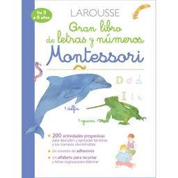 Gran libro de letras y números Montessori