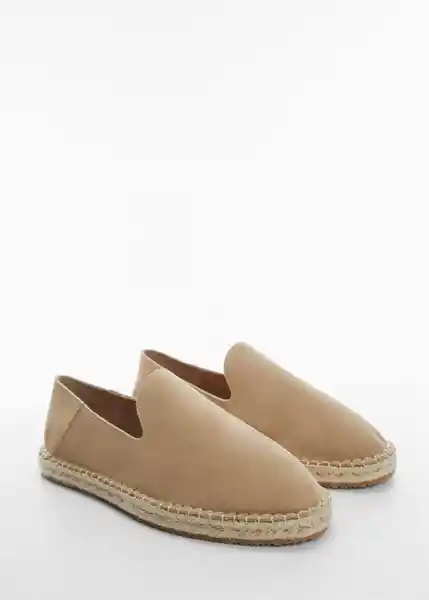 Sandalias Yute Arena Talla 39 Hombre Mango