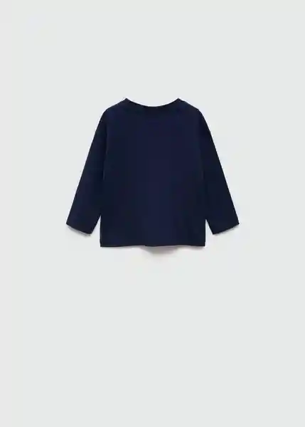 Camiseta Basicab7 Navy Talla 70 Niños Mango