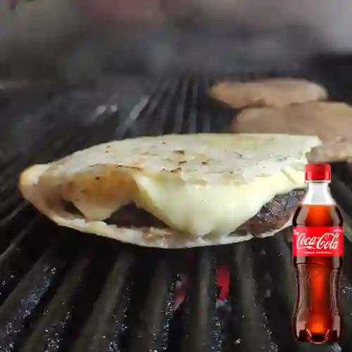 Combo Burguer Casera + Coca Cola Original 400 ml