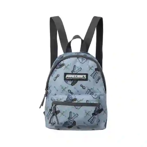 Maleta Escolar Serie Minecraft Gris Miniso