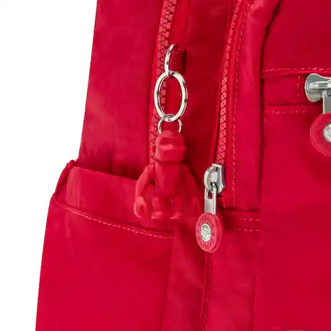 Kipling Morral Seoul Para Mujer Color Rojo