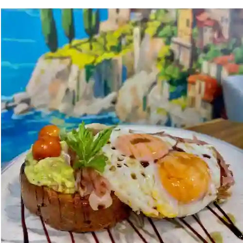 Tostada de Aguacate
