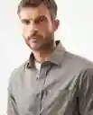 Camisa Carbón Pocket Verde Aceituna Oscuro Talla L Chevignon