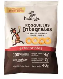 Naturela Rosquita Integrales de Arroz Semillas de Chía y Linaza