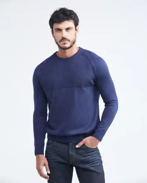 Suéter Mix Masculino Azul Medianoche XXL Chevignon