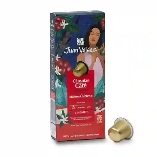 Juan Valdez Cápsula de Café Tostado Molido Mujeres Cafeteras