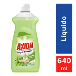 Lavaplatos Líquido Axion Aloe y Vitamina E Botella 640 ml
