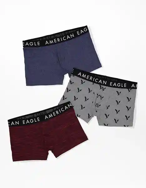 Bóxer Hombre Multicolor Talla X-Large American Eagle 02343391