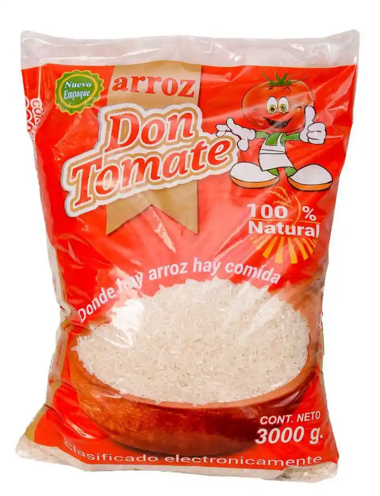 Arroz Blanco Don Tomate 3000 Gr