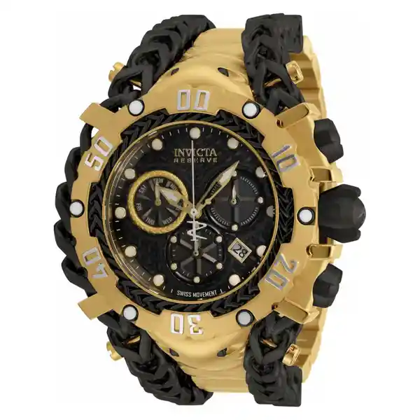 Invicta Reloj Hombre Dorado Negro 34434