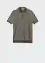 Camisa Polo Titan-I Khaki Talla S Hombre Mango