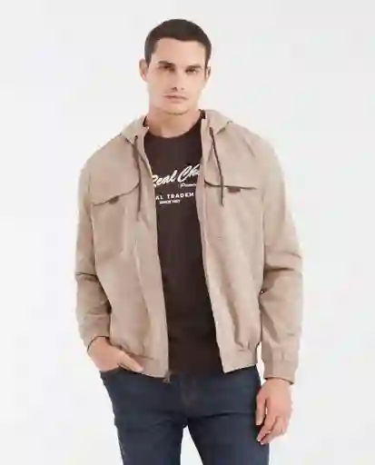 Chaqueta Windbreaker Café Ciervo Claro Talla S Chevignon