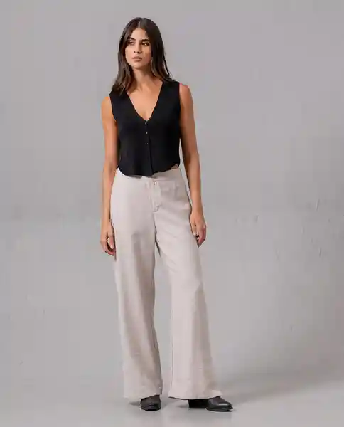 Chaleco Tejido Mujer Negro Noche Ultraoscuro Talla L 95934 Rifle