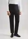 Pantalón Sveta Negro Talla 36 Hombre Mango