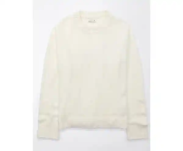 Suéter Mujer Tejido Blanco Talla X-Small American Eagle