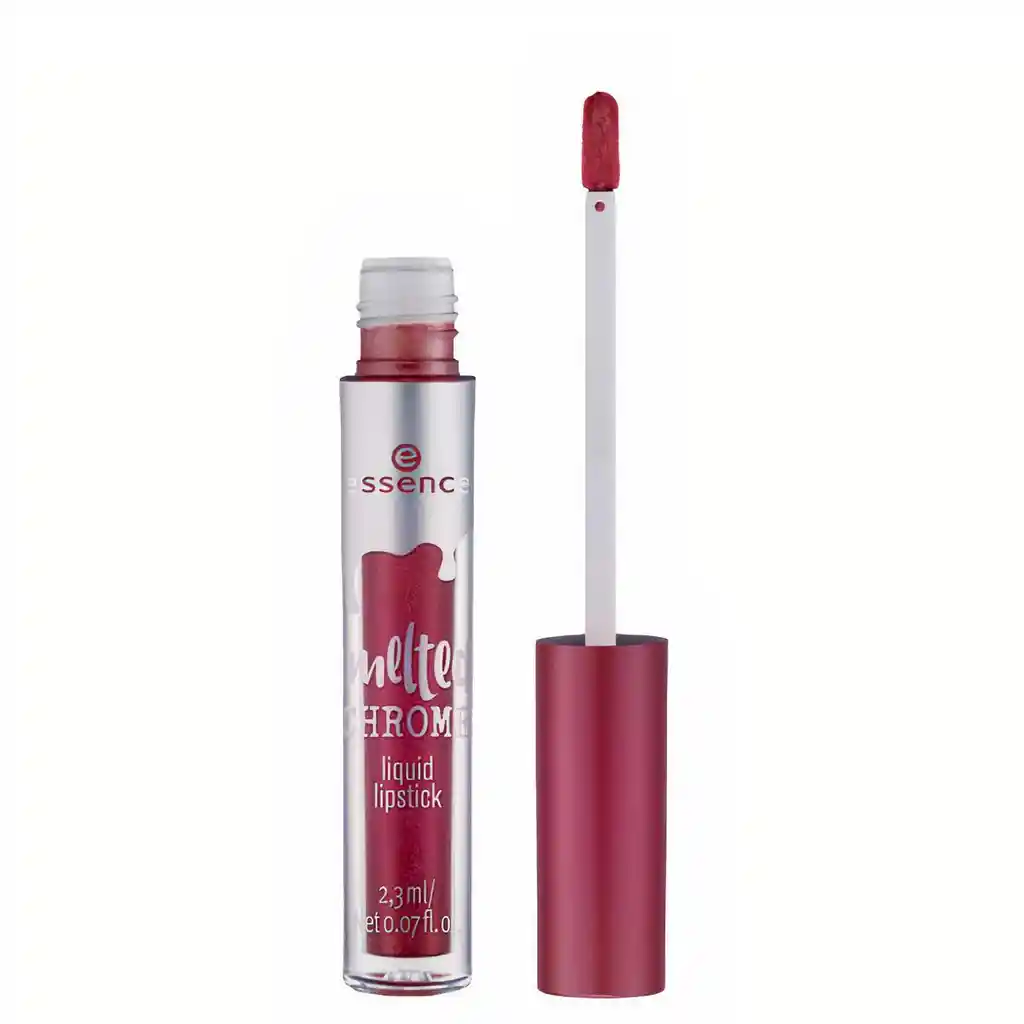 Essence Labial Líquido Melted Chrome Tono 04 Iron Heart