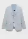 Blazer Americana Verner Celeste Talla 48 Hombre Mango