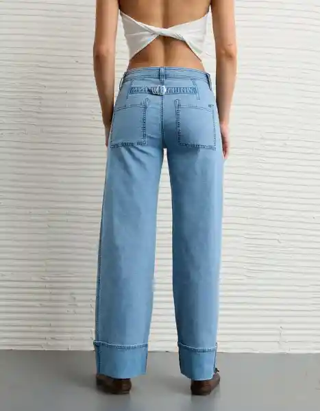 Pantalón Mujer Azul Talla 00 Regular 5531915 American Eagle