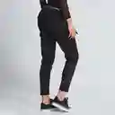 Marithe Francois Girbaud Pantalón Femenino Recto Negro Talla 8