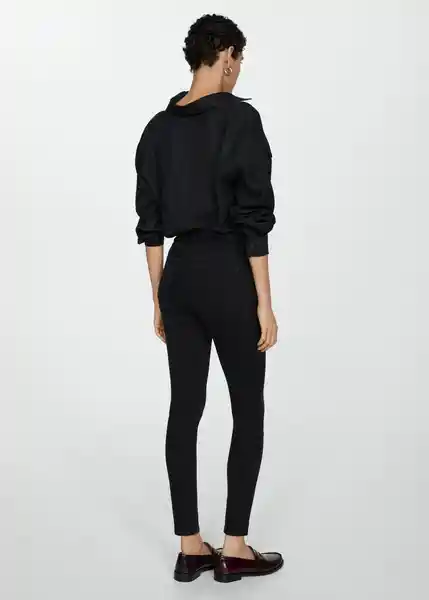 Jean Carla Tejano Negro Talla 40 Mujer Mango