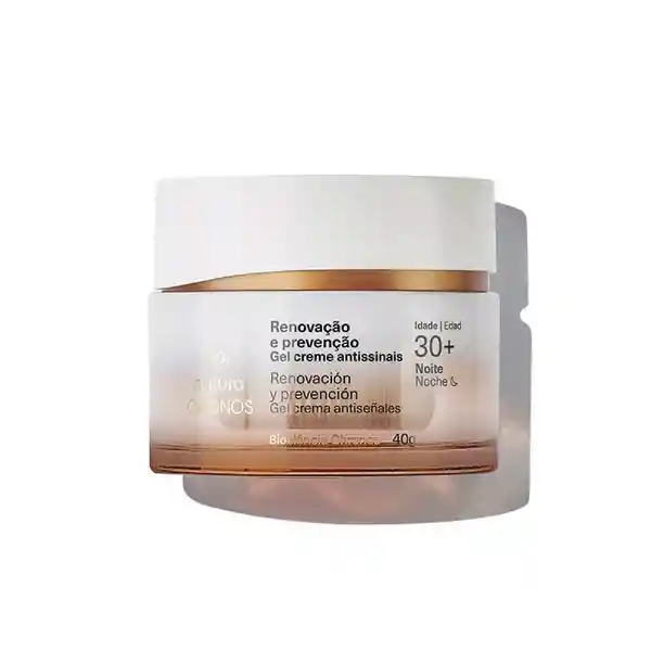 Gel Crema Renovación y Prevención 30+ Noche Derma Chronos