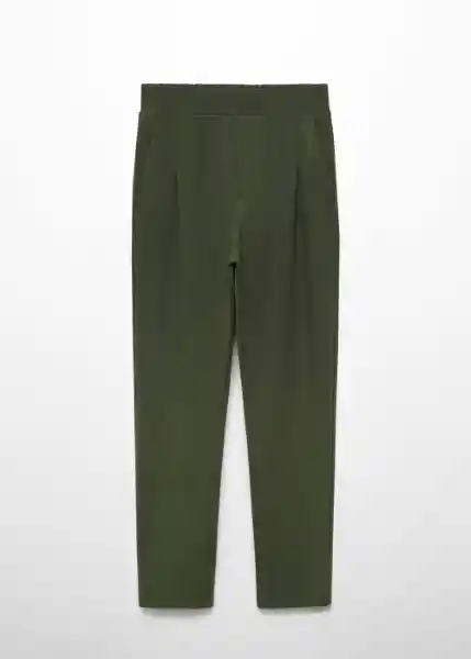 Pantalón Florida Khaki Talla XS Mujer Mango