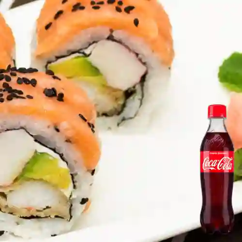 Combo Salmon Ebi + Coca-Cola Sabor Original 400 ml